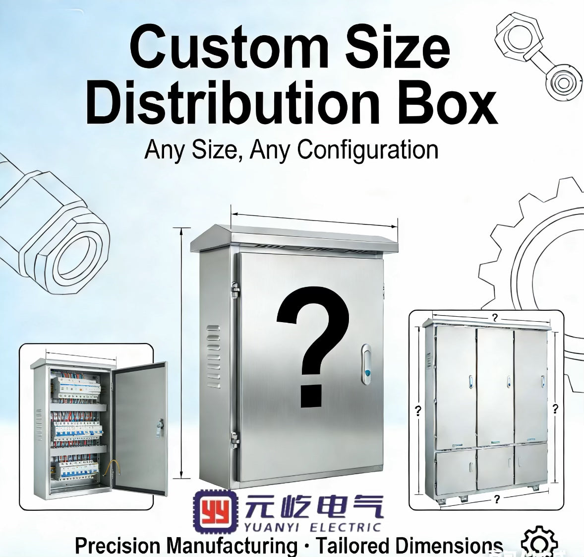 Custom Size Distribution Box | Made to Order Electrical Enclosure Panel ...